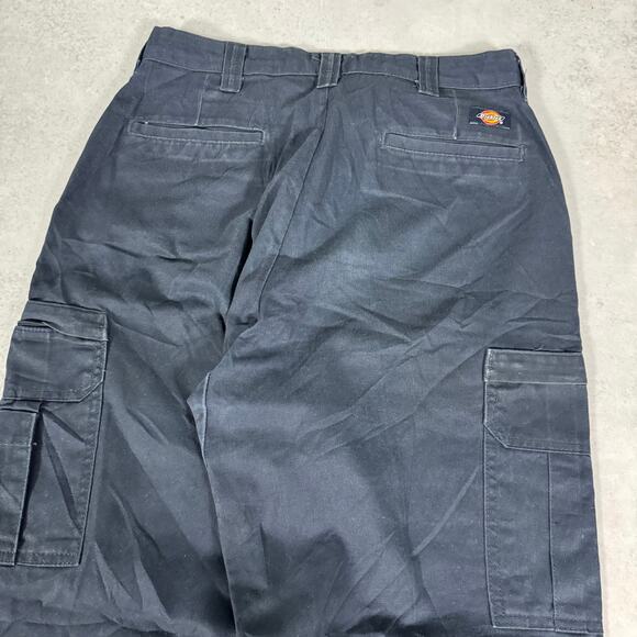 Dickies Carpenter Work Pants Black Cargo Pockets - Size: 32x34 - Picture 6 of 8